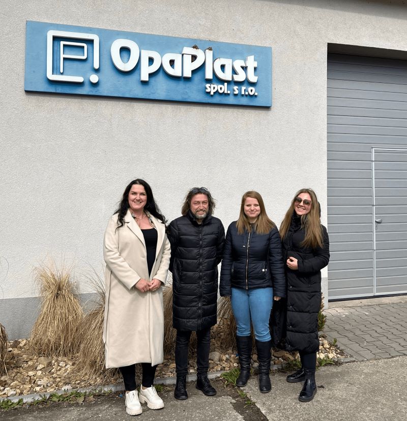 Návštěva firmy OPAPLAST - významného evropského výrobce a distributora balicích sítí