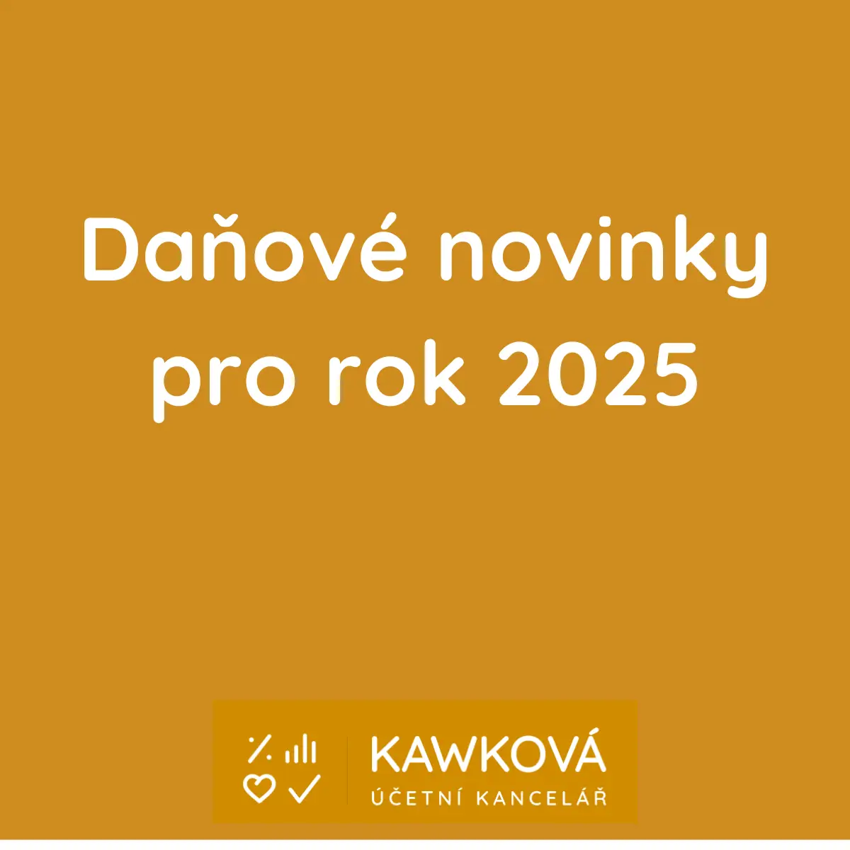Daňové novinky 2025